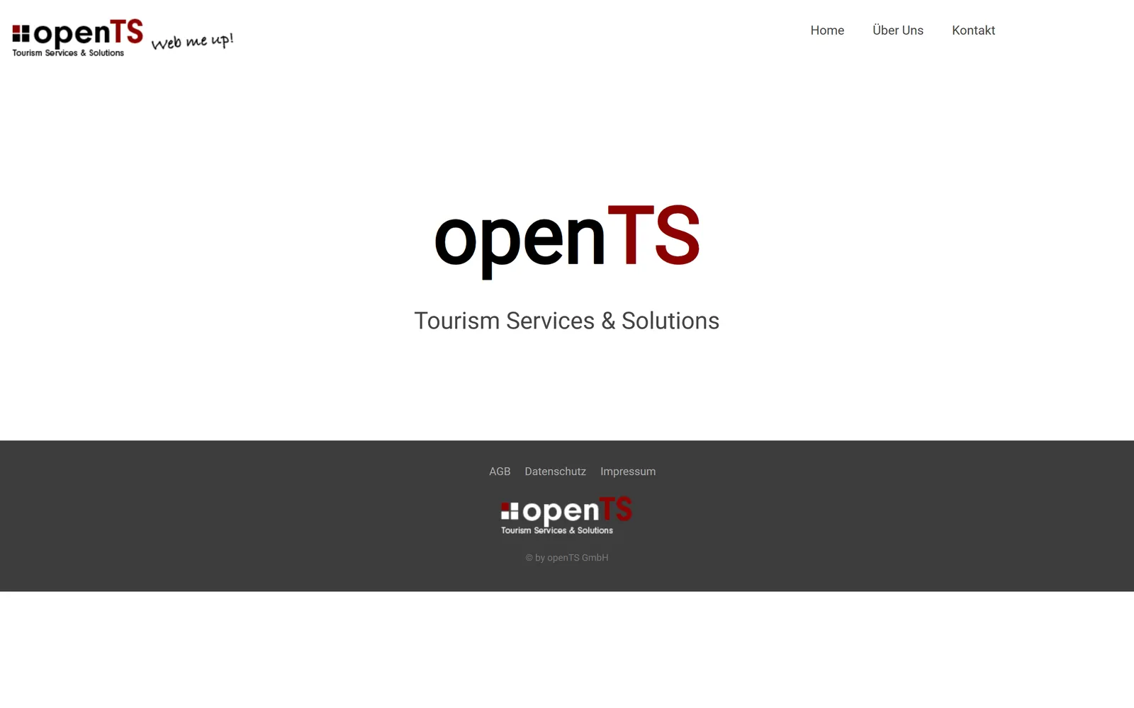 Die alte Startseite von opents.de
